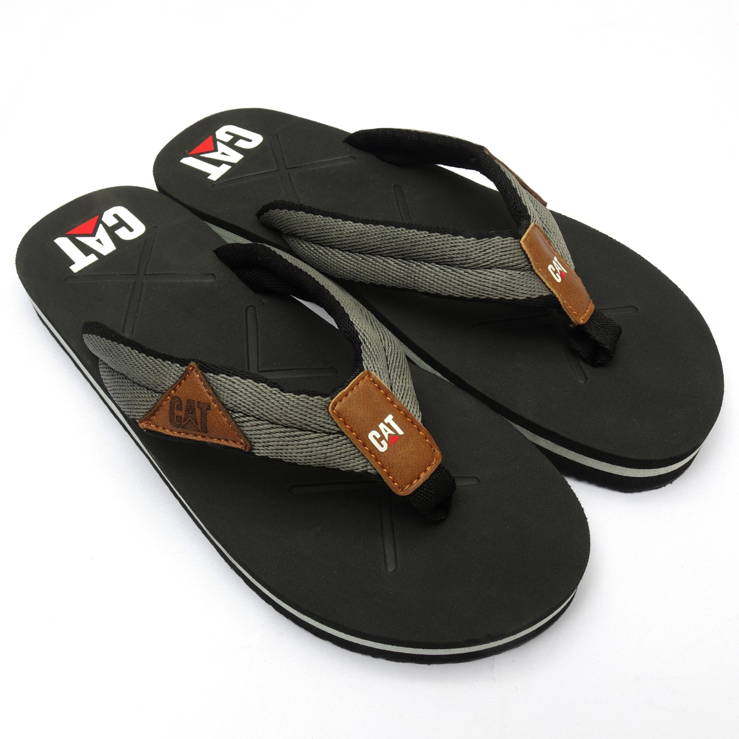 CAT03Branded Canvas FlipFlop Slippers For Men Frenzy